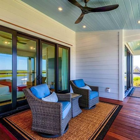 New Waterfront Home With Deep Water Dock Isle of Palms Exterior photo