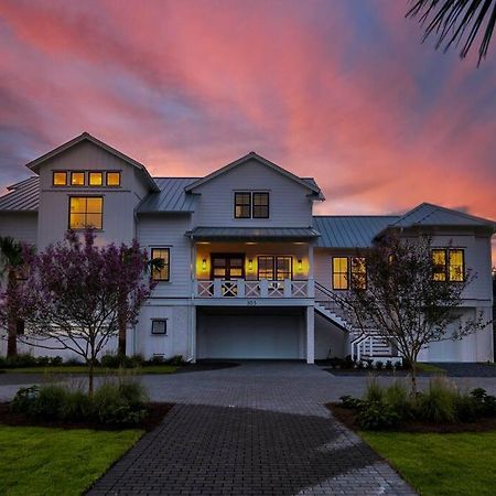 New Waterfront Home With Deep Water Dock Isle of Palms Exterior photo